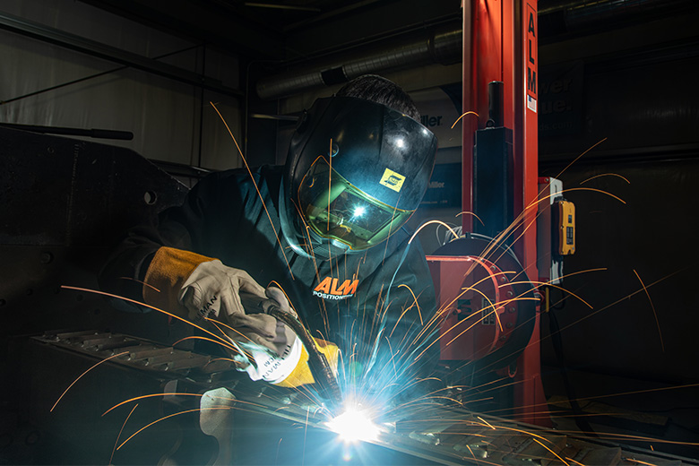 welder in action